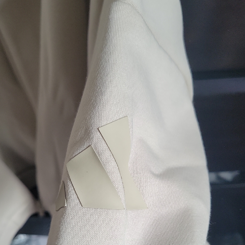 Adidas Off-White Casual Zip Jacket - Picture 12 of 13
